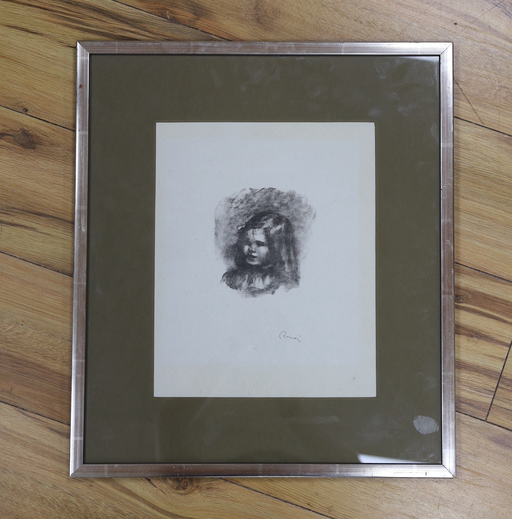 Pierre-Auguste Renoir (French, 1841-1919), 'Claude Renoir, Tourné à Gauche' (Delteil 40; Stella 40), lithograph, 31 x 25 cm